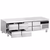 Under-Counter Refrigeration Unit – 2400 mm – 386 Litres – 8 × GN 1/1 Drawers – with Fulterer Runners