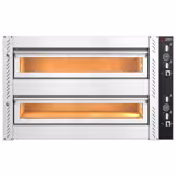 Eléctrico Horno de pizza - 6+6x 30 cm (arcilla refractaria completa)