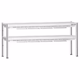 Mostek grzewczy PREMIUM na podczerwień z 2 promiennikami ceramicznymi - 1800x370mm - 2x 1,4kW - 2 podgrzewane poziomy - regulowana wysokość