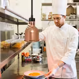 Lampada riscaldante a infrarossi - 275 Watt - Ø 175 mm - oro rosa