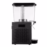 Refresqueira profissional / Dispensador de sumos - 18L - 290W - para ayran cremoso - Preto - incl. bandeja de gotejamento