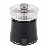 (6 sztuk) PEUGEOT | BALI – Młynek do pieprzu – akryl – czarny – wysokość: 80 mm