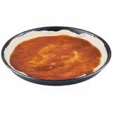 (6 Stück) Pizzablech - Ø 260mm - Blaublech - nicht beschichtet - Höhe: 25mm