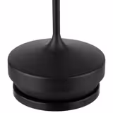 Candeeiro de mesa LED - NISSRIN - recarregável sem fios - regulável em 3 níveis - Ø80mm - Preto - IP54