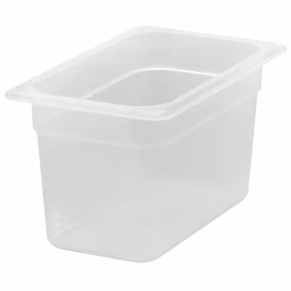 CAMBRO | (6 stuks) Polypropyleen GN bak 1/4 - Melkwit - Hoogte: 150mm