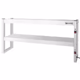 Ripiano d'appoggio riscaldato a infrarossi - 1800x300 mm - 2 piani riscaldati