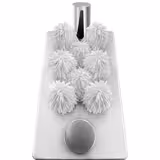 Pulidora de copas - 2,62kW - con soplador de aire caliente y 8 cepillos rotativos - hasta 720 vasos/h