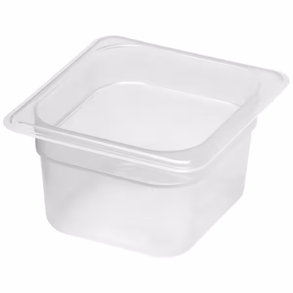 (6 Stück) CAMBRO | Polypropylen-Behälter GN 1/6 - Milchig - Höhe: 100mm