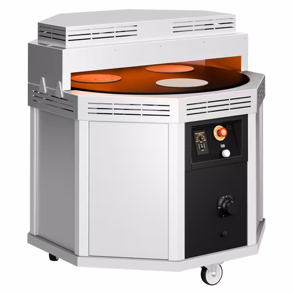 Gázüzemű lavash sütő - forgó - 20 kW - Ø 900mm