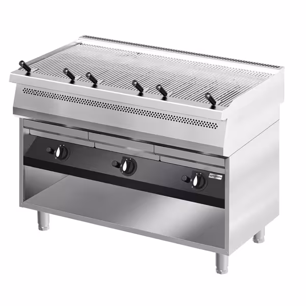 Gazowy grill wodny – 33 kW – model wolnostojący – głębokość 700 mm