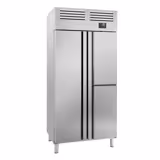 Frigorífico aço inoxidável Premium PLUS - GN 1/1 - 745 litros - com 1 porta & 2 meias porta