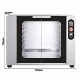 Commercial Dough Prover - Manual - 12x EN 600x400mm or GN 1/1