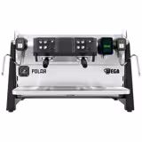 WEGA | Polar – Ekspres do kawy kolbowy – 2 grupy – 5,2 kW – z licznikiem porcji – ekran dotykowy – czarny