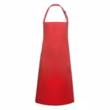 KARLOWSKY | Tablier à bavette avec poche Basic - Rouge