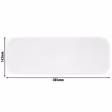(2 pièces) SELTMANN WEIDEN | Plat de service rectangulaire - 380x140 mm - Blanc         