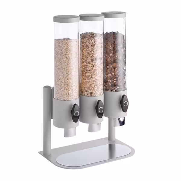 WMF | Basic Snack & Cereal Dispenser – Grey - Cromargan Stainless Steel & PMMA