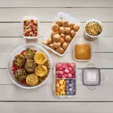 (6 pieces) LocknLock | Classic Multipurpose Container – 2300 ml – transparent