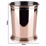 (6 szt.) Kubek do miksowania [JULEP MUG] - 350ml - Miedziany - Stal nierdzewna