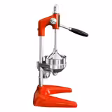 Commercial manual citrus press - red