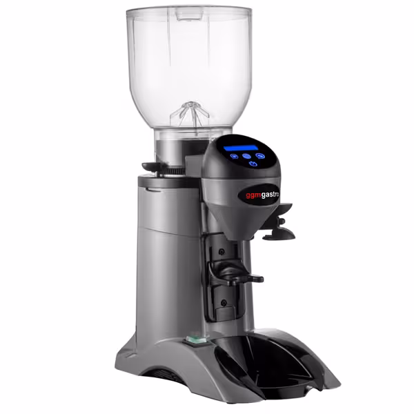 Kaffeemühle - 2kg - 77dB - Mit automatischer Dosierung - Grau