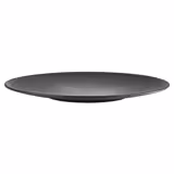 (6 pcs) NERO | Plate - Melamine - Ø420mm - Black