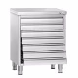 Commercial Stainless Steel Pizza Dough Drawer Cabinet PREMIUM – 7 drawers - 500x700x850 mm