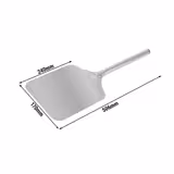 Pizzaspade - Aluminium - fyrkantig - 170x240 mm - Handtag: 50,6 cm