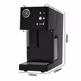 Melkopschuimer - Opschuimen + Verwarmen - 1,8l - OLED-display - 1500W - Zwart