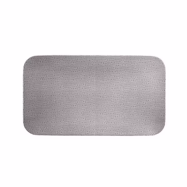 (2 stuks) SELTMANN WEIDEN | Coup bord - plat rechthoekig - 350x200mm - Grijs