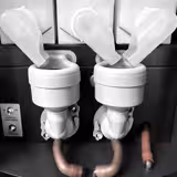 Warme dranken machine met 3 poedercontainers - 2,5 kW - Digitaal - Zwart