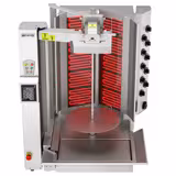 Electric Automatic Doner Kebab Grill - 10 Burner - up to 150kg - 16kW - incl. 1 skewer & grease tray
