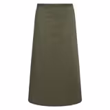 (6 pieces) KARLOWSKY | Basic Bistro Waist Apron – 100×75 cm - Moss Green