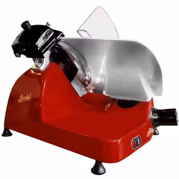 BERKEL | Stroj za rezanje Pro Line kao gravitacijski rezač - 330 Watt - Nož: Ø 250 mm - Crvena boja