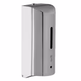 Dispensador de jabón con sensor - 1000ml - Acero inoxidable - automático, sin contacto, sensor infrarrojos, depósito rellenable, visor de nivel, cierre con llave, válvula antigoteo