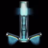 (2 pezzi) DYSON | AIRBLADE 9kJ - Asciugamani elettrico con sensore e filtro HEPA - acciaio inox spazzolato