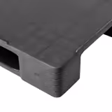 (12 pcs) - Euro Pallet 1200x800mm - Hygienic Recycled Plastic - Load Capacity: 650kg - Dark Grey