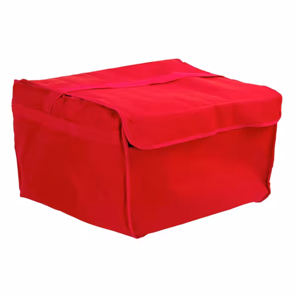 Pizzabezorgtas - voor 8 pizzadozen - 52x63cm - rood