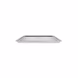 Stainless Steel Display Tray, Rimmed – AISI 304 - 20 mm Rim - 375×250 mm