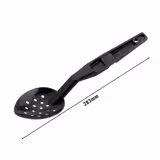 (12 pieces) CAMBRO | Camwear® – Polycarbonate – 205 mm – Black – Perforated Serving Spoon