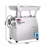 Köttkvarn – professionell – elektrisk - 22 - 250 kg/h - 1,1 kW