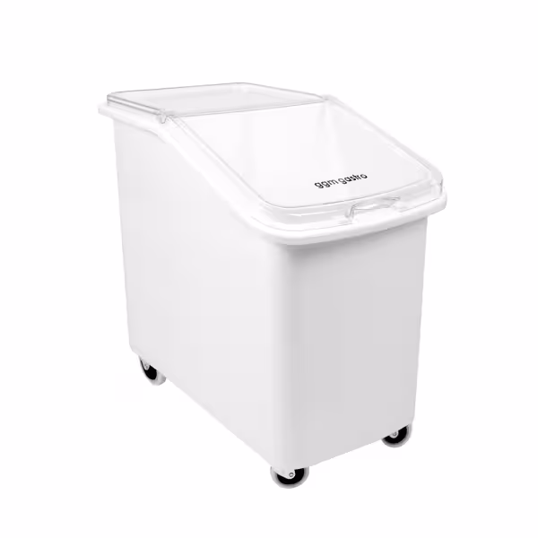Vozík na mouku - přísady - 102 L - polypropylen - posuvný