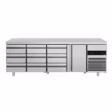 Koelwerkbank PREMIUM - 2330x700mm - met 1 deur - 9 lades