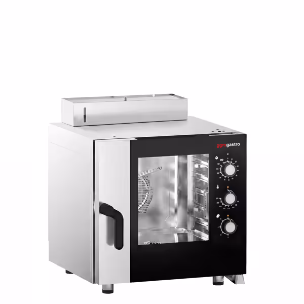 Electric Commercial Combi Oven - Manual Controls - 5x GN 1/1 - incl. Manual washing system