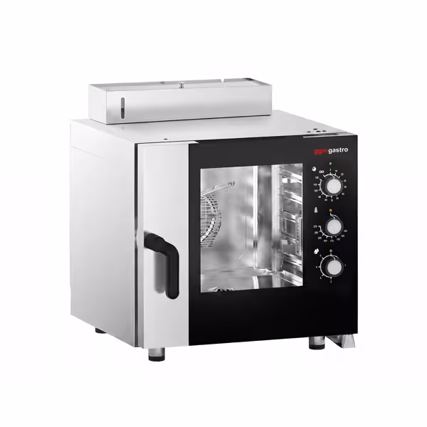Electric Commercial Combi Oven - Manual Controls - 5x GN 1/1 - incl. Manual washing system
