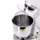 Impastatrice planetaria - da banco - 7L - 500W - 3 utensili in dotazione (gancio, spatola, frusta) - variatore di velocità - testa sollevabile - vasca estraibile - monofase