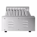 Virslisütő / Hot dog grill - 7 görgővel - 2 fűtési zónával