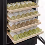 (2 Stück) Getränkekühlschrank - 690 Liter - rahmenloses Design - mit 2 Glastüren & Werbedisplay