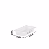 (6 pièces) CAMBRO | SafeTrak - Récipients en polypropylène GN 1/3 - laiteux - Hauteur : 65mm
