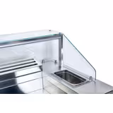 محطة طهي متنقلة - 1600x850mm - الارتفاع: 1170mm