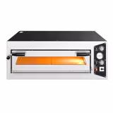Elektromos pizzakemence - 990x1270x380 mm - 6x Ø 35 cm (mély) - max. 450 °C - mechanikus - egymásra rakható